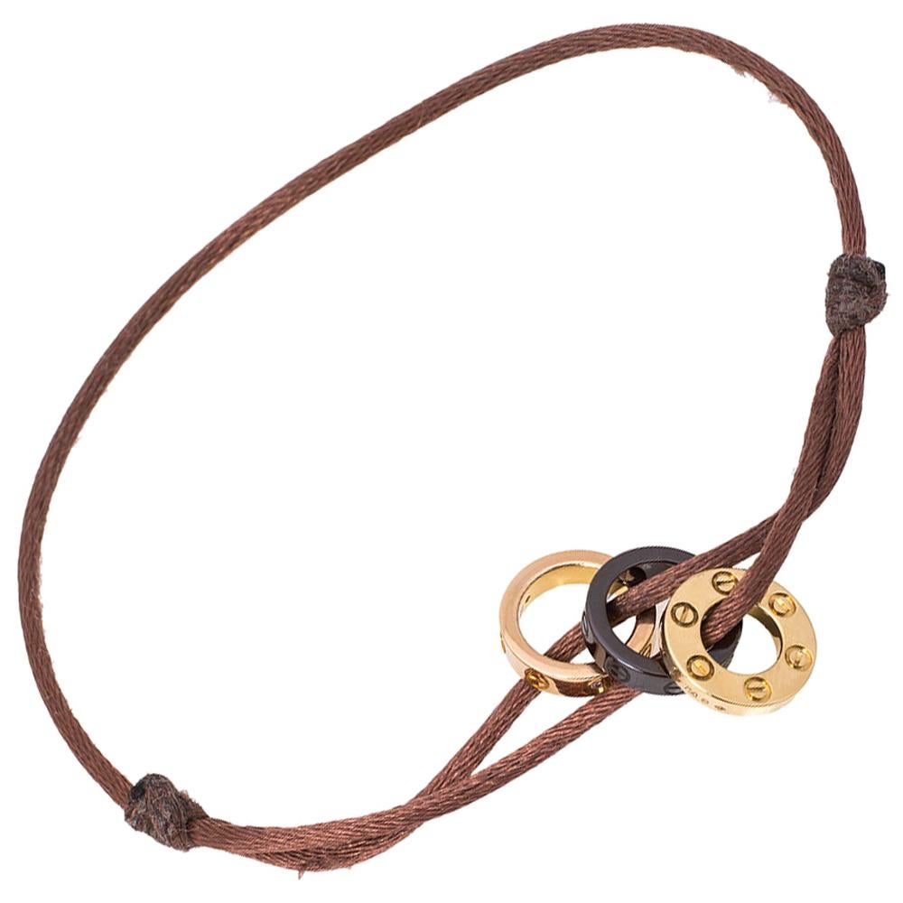 cartier silk cord bracelet
