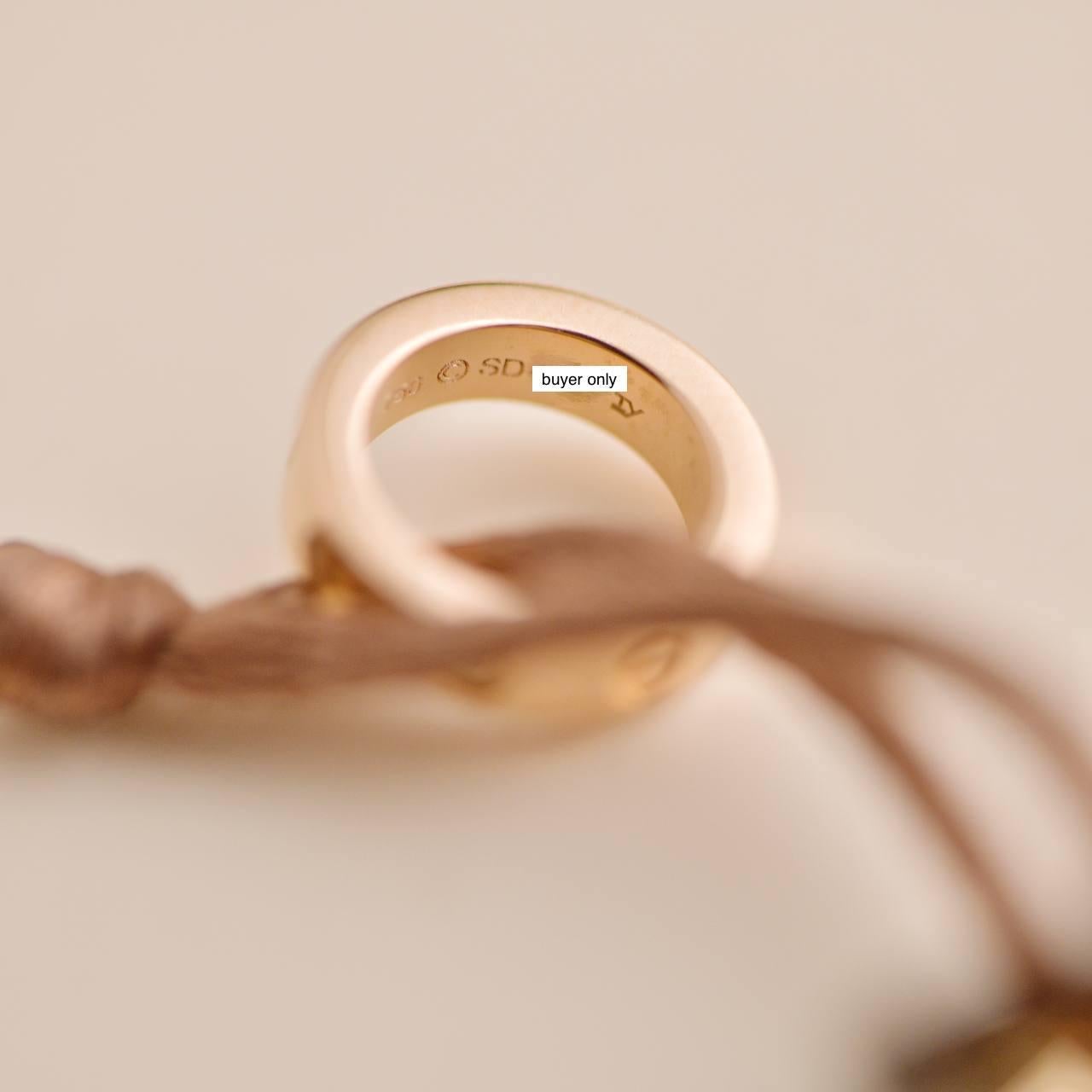 Cartier Love Bracelet en céramique jaune et or rose avec 3 anneaux en cordon de soie et diamants Unisexe en vente