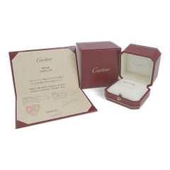 Cartier Love Diamond Fashion Band Ring in Silver and 18K White Gold