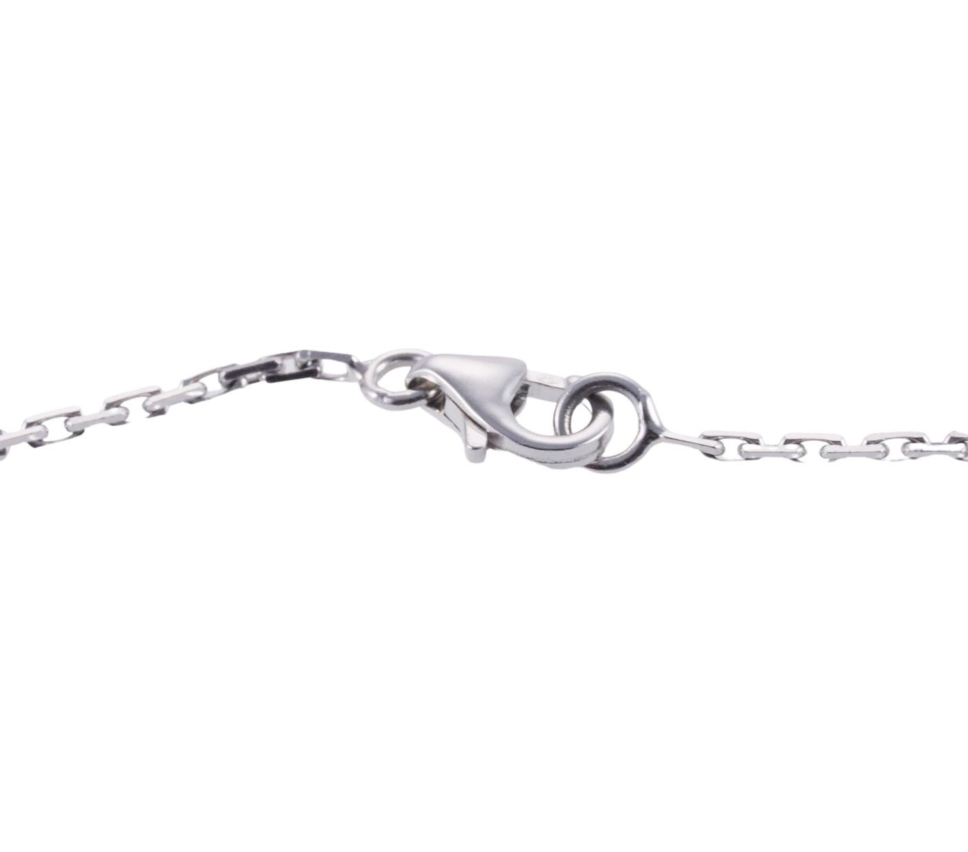 Cartier Love Diamant-Halskette mit Gold-Anhänger (Rundschliff) im Angebot