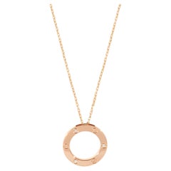 Collana Love Diamond di Cartier in oro rosa 18 carati