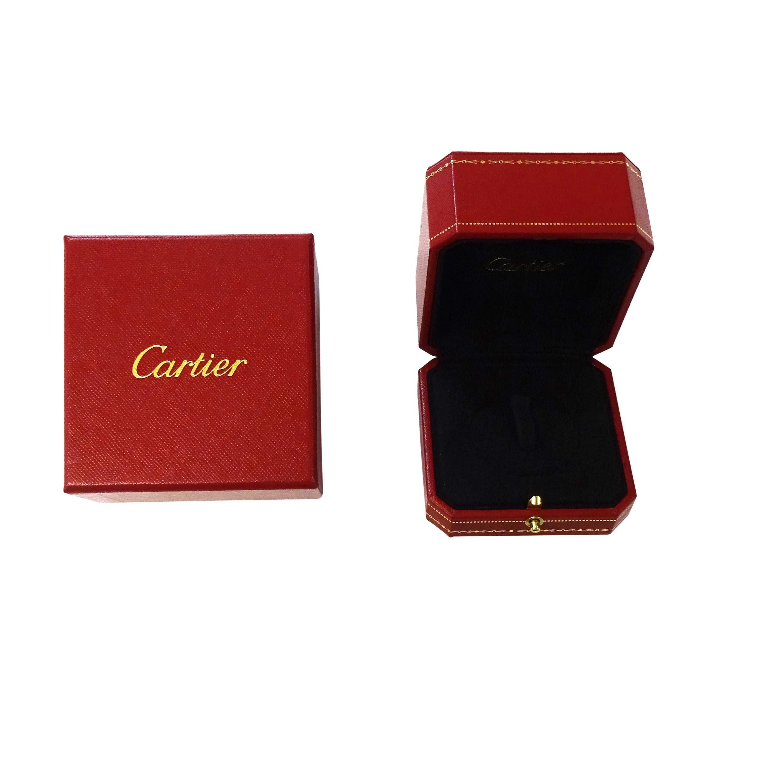  Cartier, alliance Love en or rose 18 carats pavé de diamants Pour femmes 
