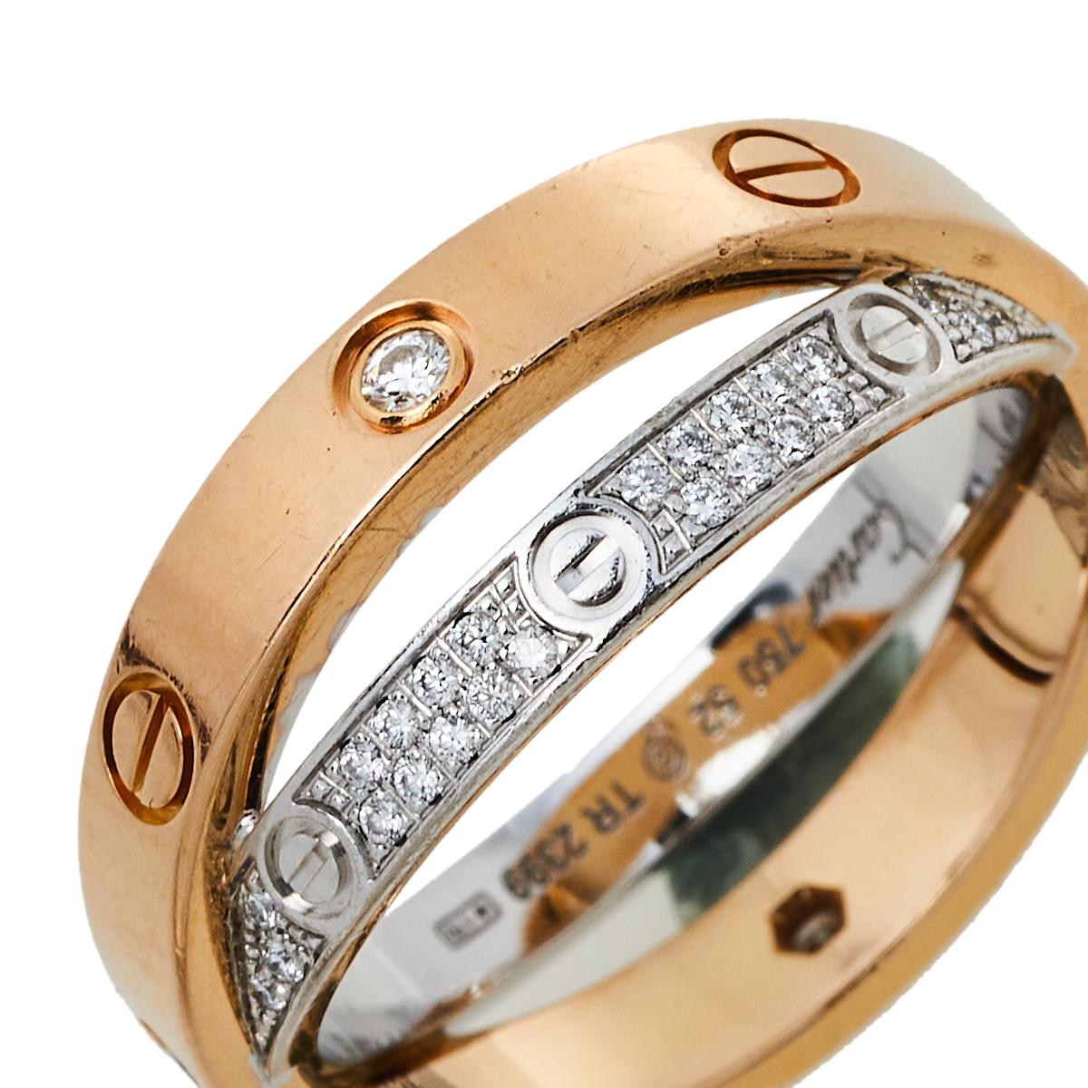 cartier 750 52 ring price