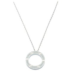 Cartier Love Diamond - Paved 18K White Gold Necklace