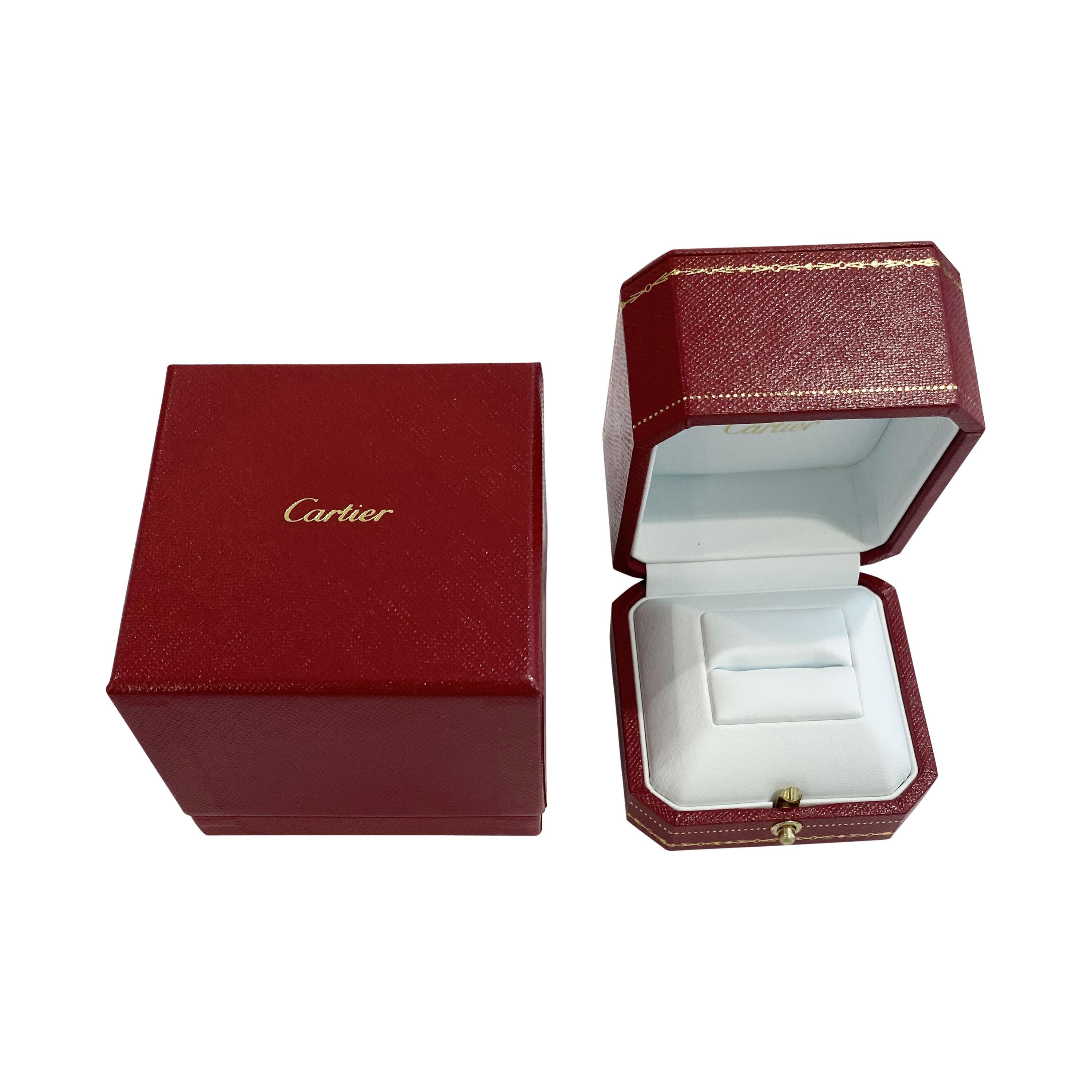 Cartier Bague Love en or blanc 18 carats avec diamants 0,22 carat poids total Unisexe en vente
