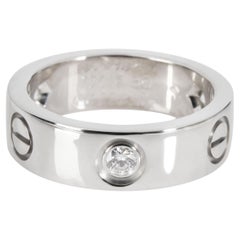 Cartier Love Diamond Ring in 18K White Gold 0.22 CTW
