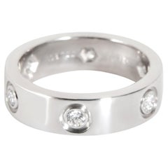 Cartier: Love 18 Karat Weißgold Ring mit Diamant 0,46 Karat