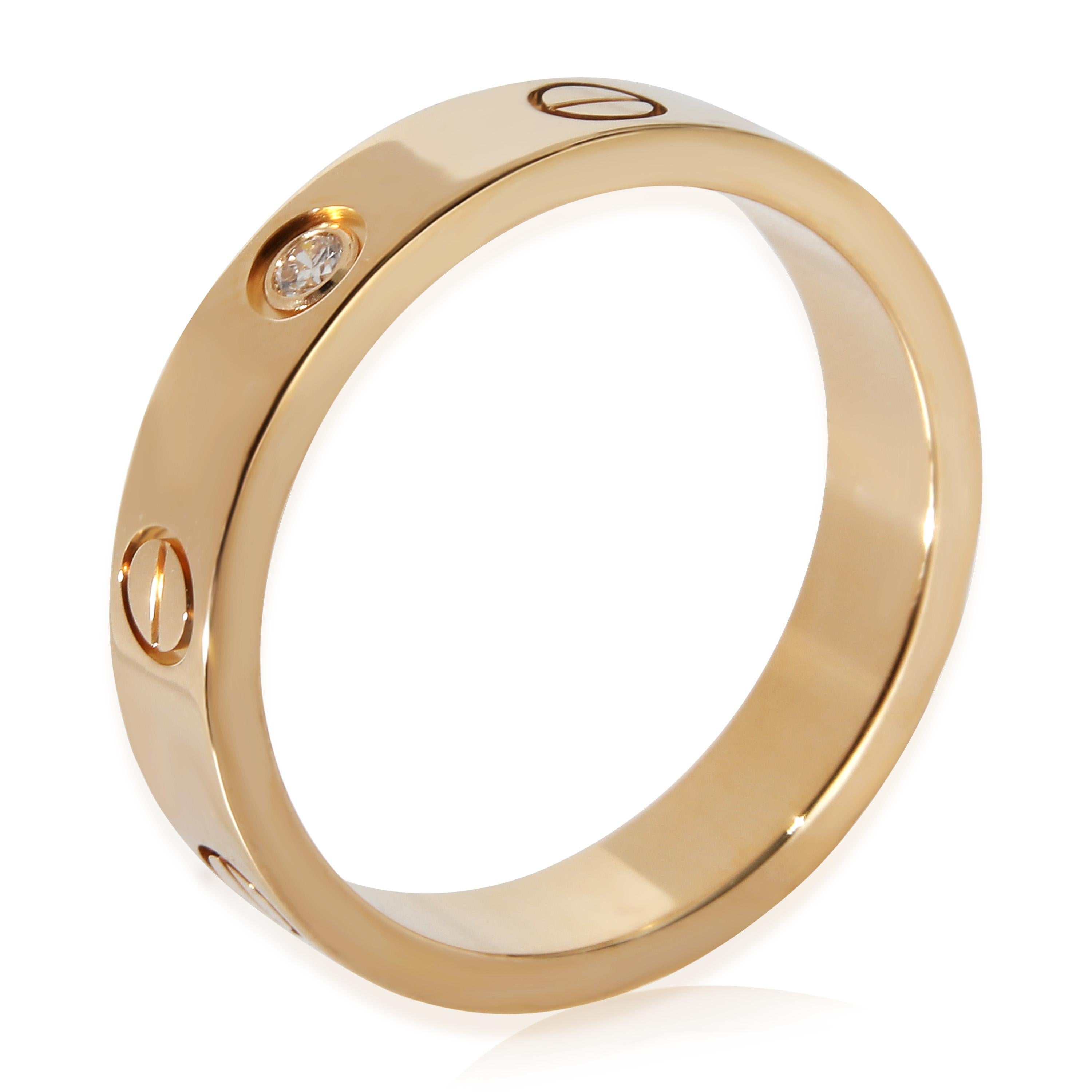 Cartier Love Diamond Ring in 18K Yellow Gold 0.02 ctw

PRIMARY DETAILS
SKU: 132833
Listing Title: Cartier Love Diamond Ring in 18K Yellow Gold 0.02 ctw
Condition Description: Cartier's Love collection is the epitome of iconic, from the recognizable