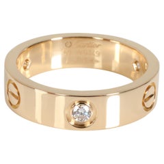 Cartier LOVE Diamantring aus 18 Karat Gelbgold mit 0,22 Karat