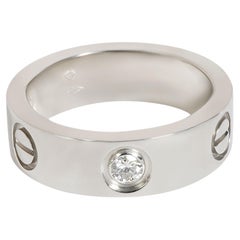 Cartier Love Diamond Ring in 950 Platinum 0.09 CTW