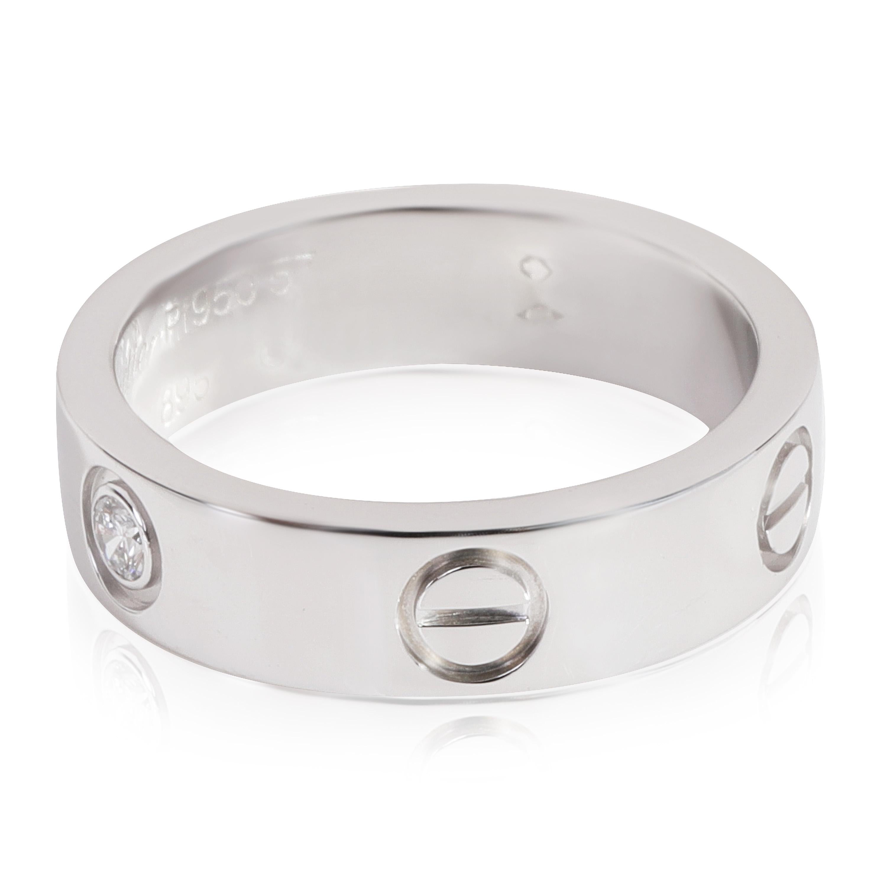 bague cartier love platine