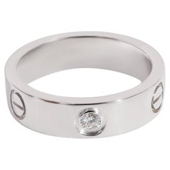 Cartier Bague Love en platine et diamants 0,09 carat