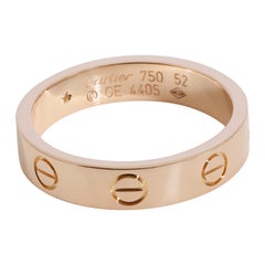 Cartier Love Diamant-Hochzeitsring aus 18 Karat Roségold 0,02 Karat