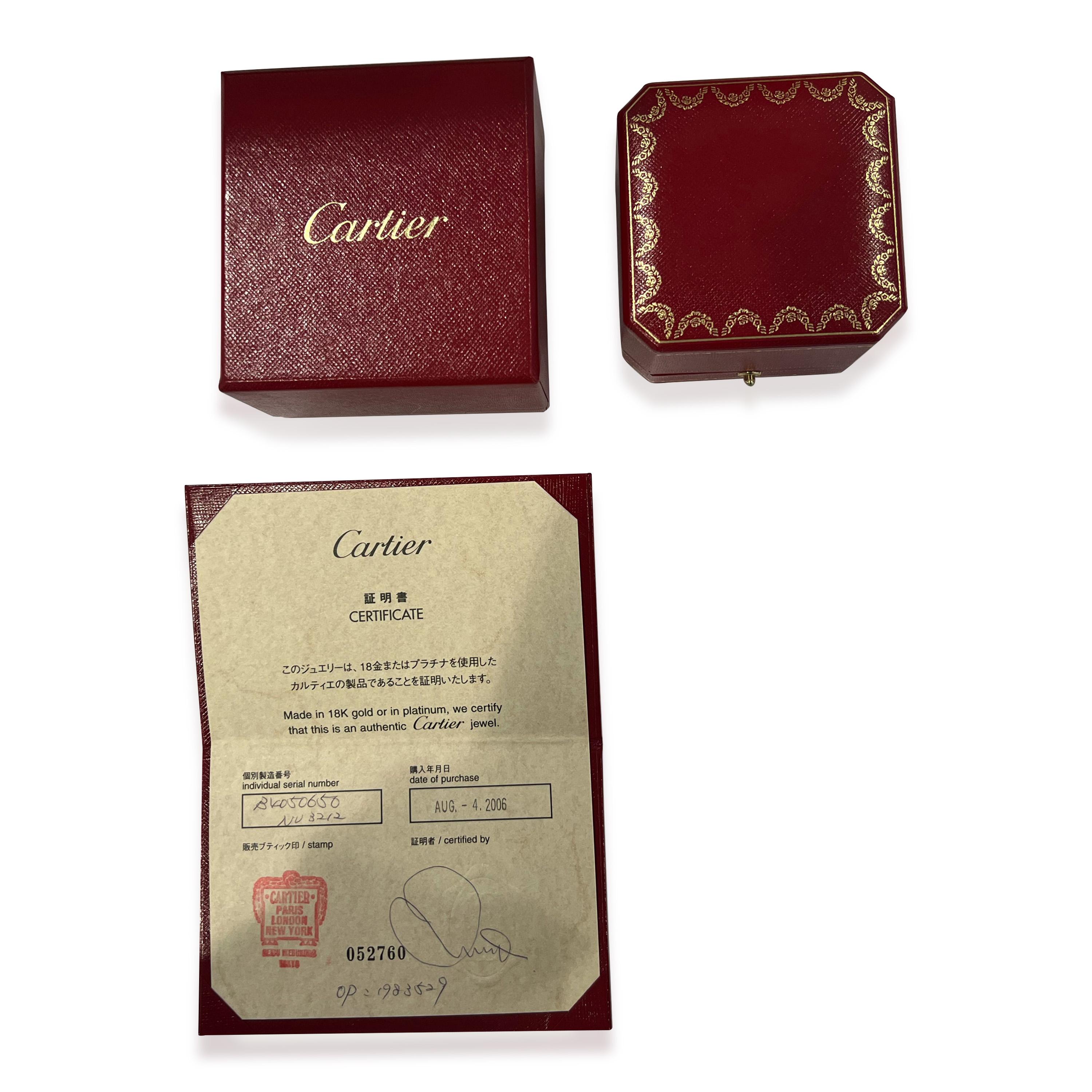 Cartier, alliance Love en or blanc 18 carats et diamants 0,19 carat 1