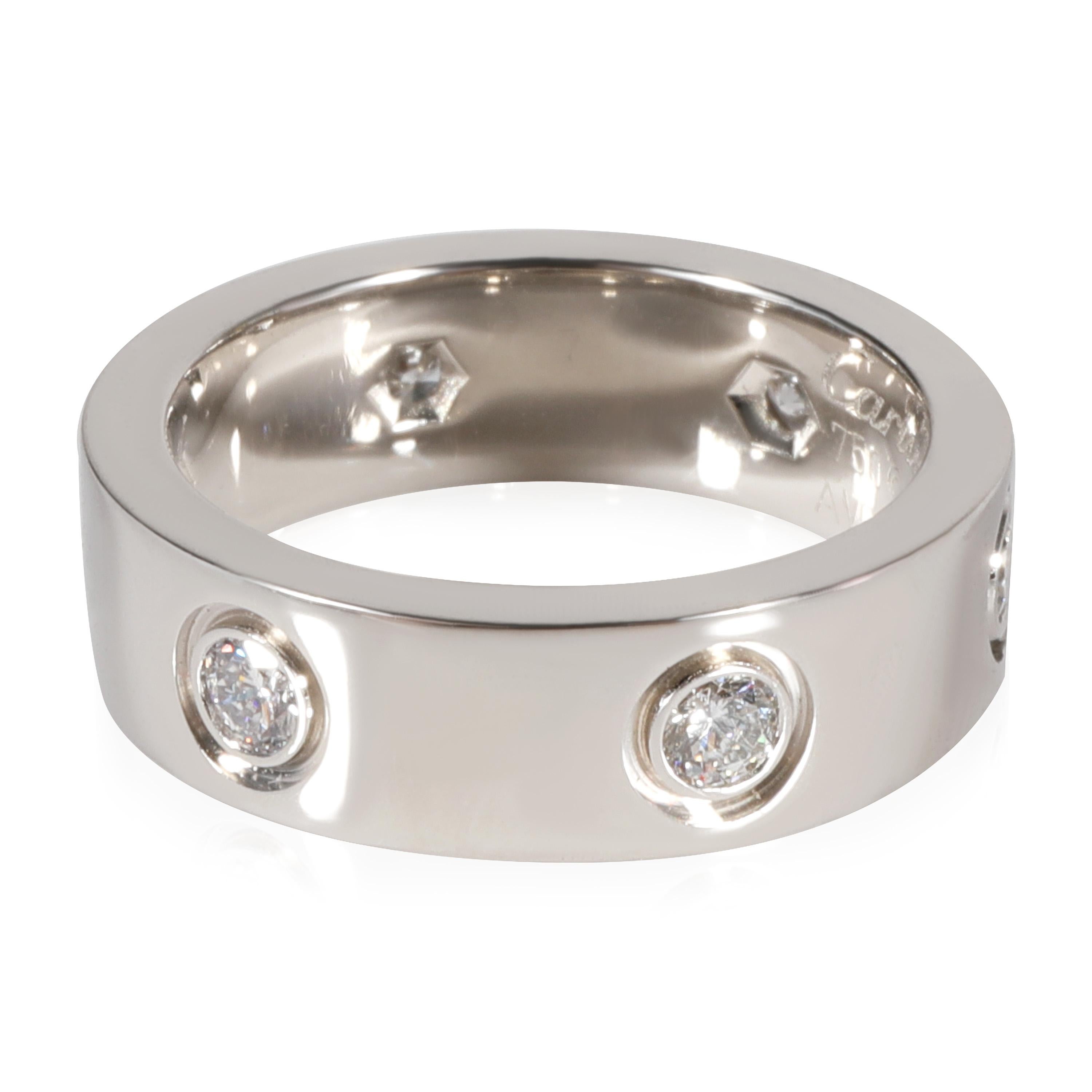 cartier love wedding band with engagement ring