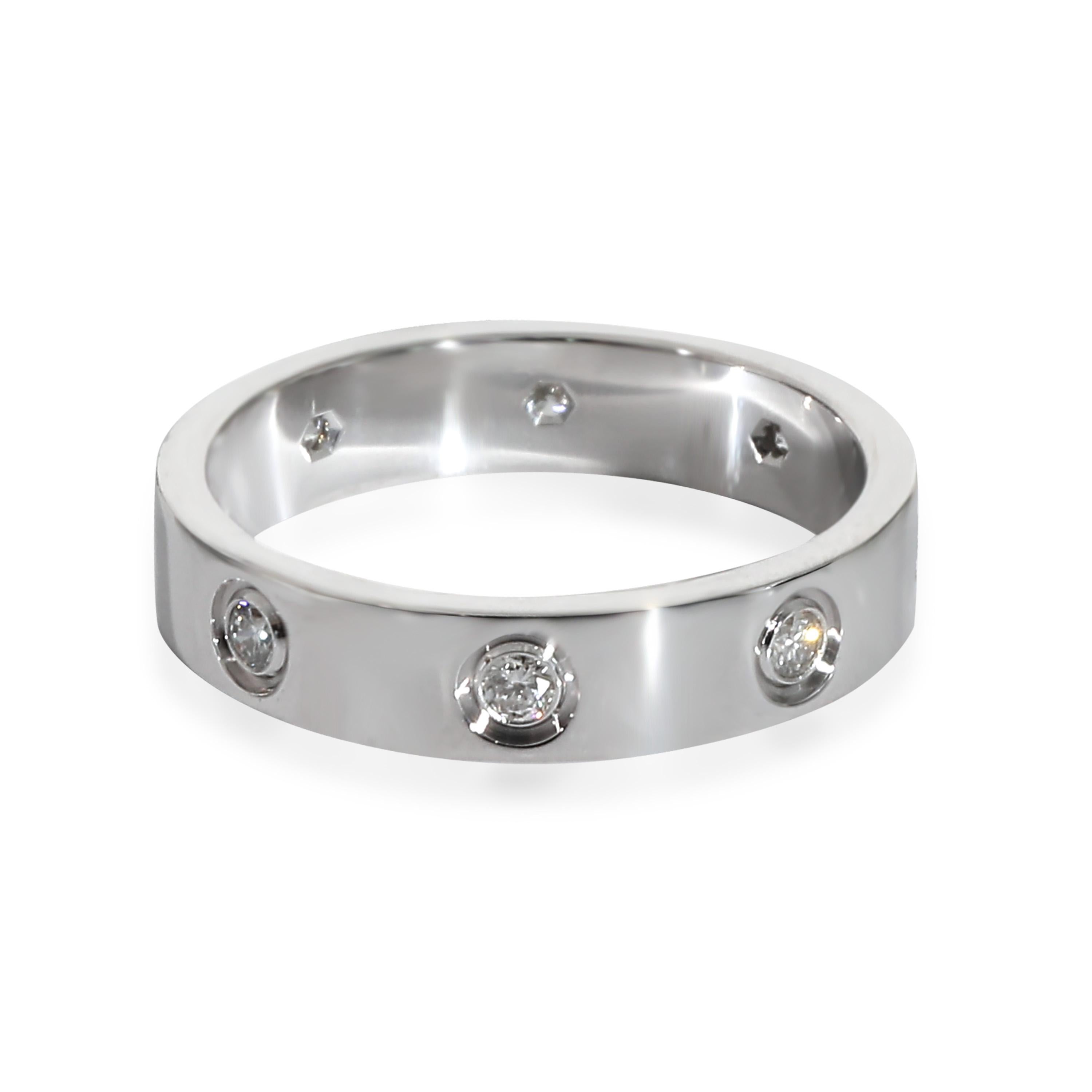 Cartier Love Diamond Wedding Band in 18KT White Gold 0.19 CTW

PRIMARY DETAILS
SKU: 135751
Listing Title: Cartier Love Diamond Wedding Band in 18KT White Gold 0.19 CTW
Condition Description: Cartier's Love collection is the epitome of iconic, from