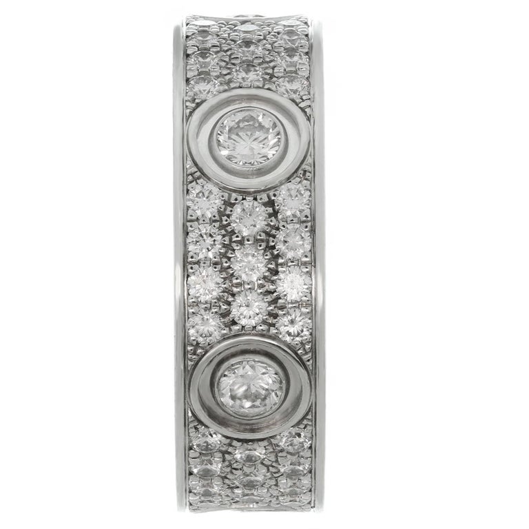 Cartier Love Diamond White Gold Ring Box Papers For Sale 3