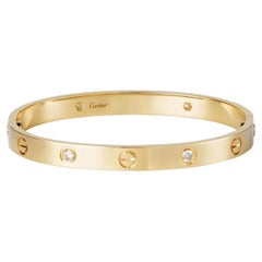 Cartier LOVE Diamonds 18 Carats Yellow Gold Bracelet