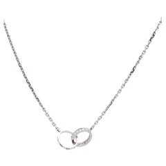 Cartier Love Diamonds 18k White Gold Necklace