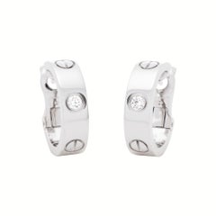 Cartier Love Earrings 2 Diamonds