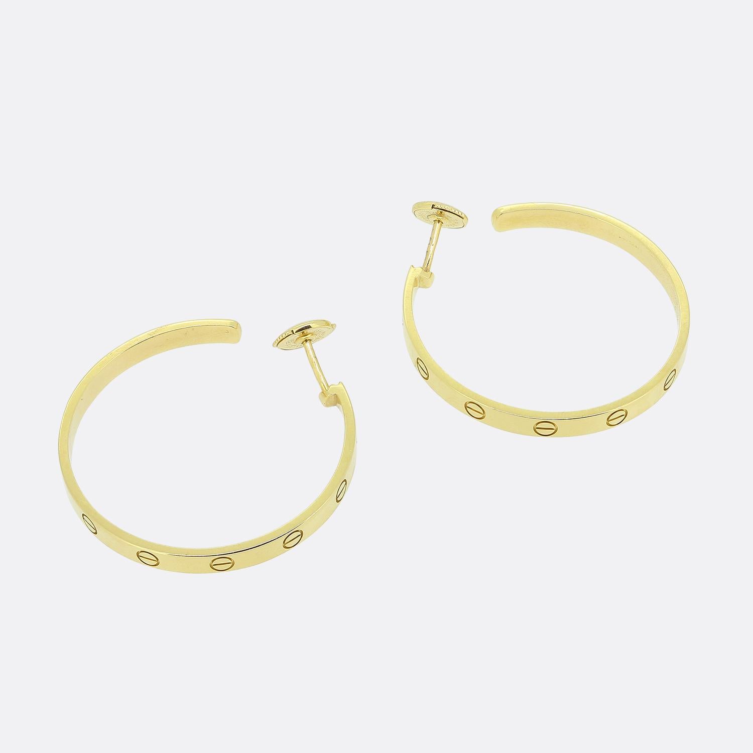Cartier LOVE-Ohrringe für Damen oder Herren im Angebot
