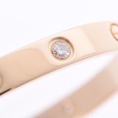 Cartier Love Half Diamond Bracelet in 18K Yellow Gold