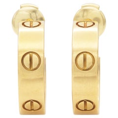 Cartier Love Hoop Earrings