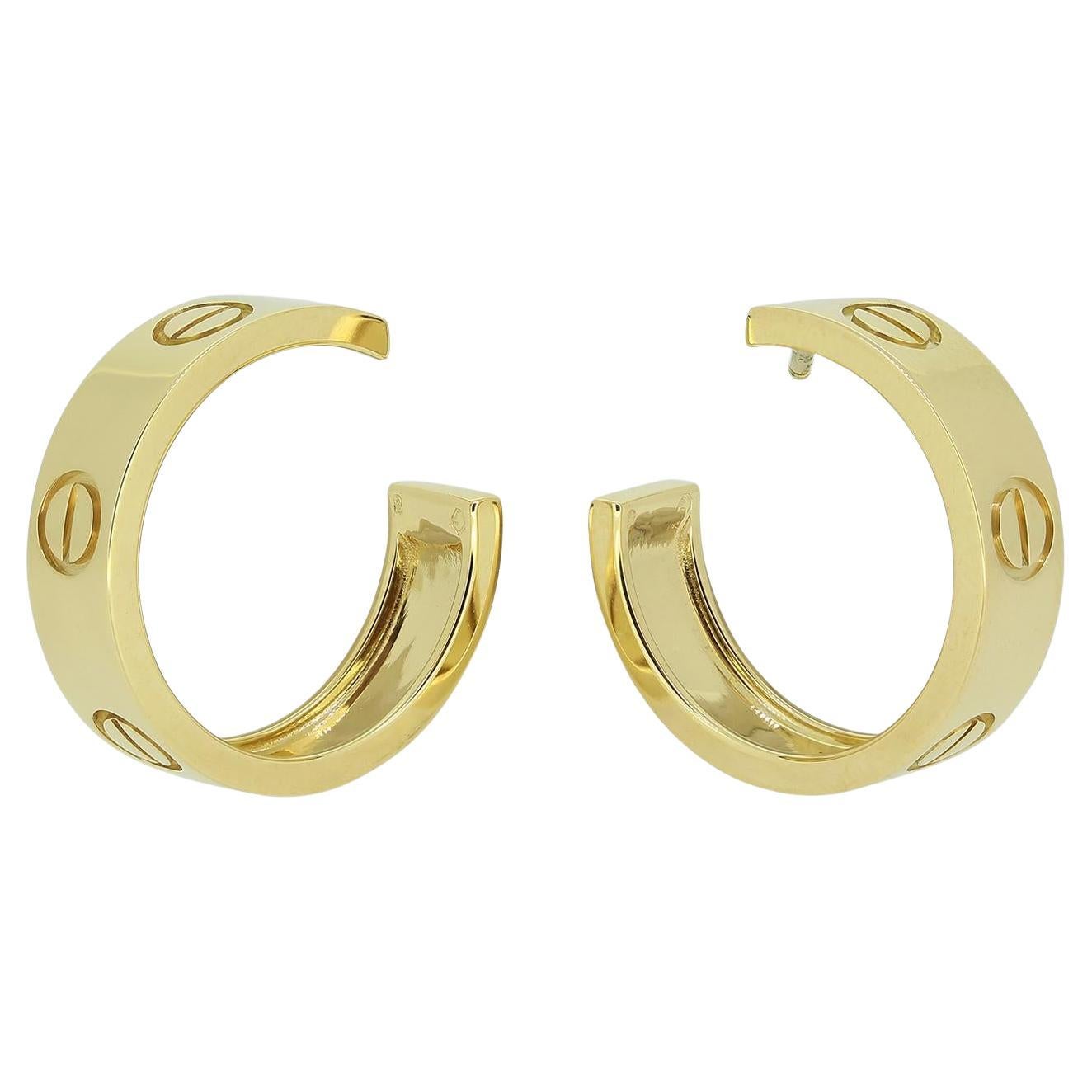 Cartier LOVE Reif-Ohrringe im Angebot
