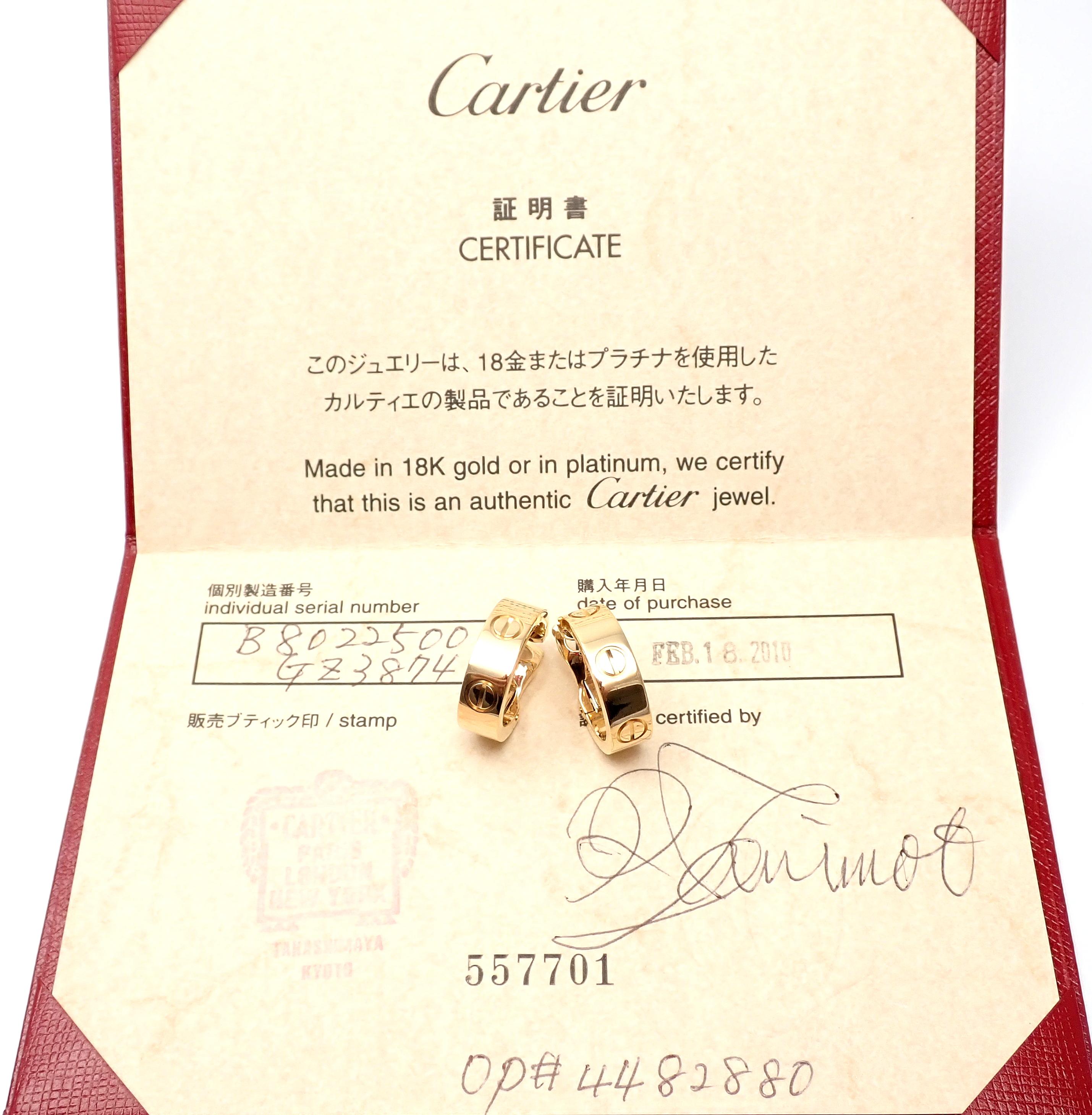 cartier love hoops
