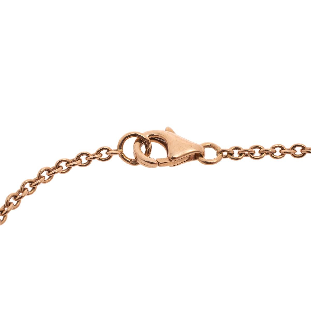 Women's Cartier Love Interlocking 2-Loop 18K Rose Gold Bracelet