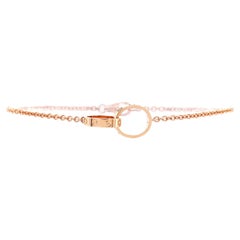 Cartier Love Interlocking Bracelet 18k Rose Gold