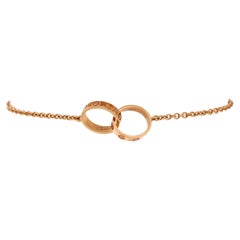 Cartier Love Interlocking Bracelet 18K Rose Gold