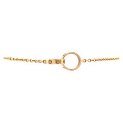 Cartier Love Interlocking Bracelet 18k Yellow Gold