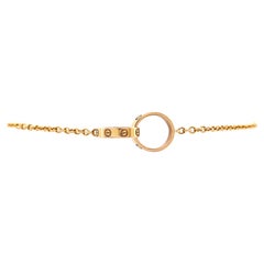 Cartier Love Interlocking Bracelet 18k Yellow Gold