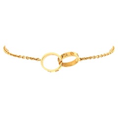 Cartier Love Interlocking Bracelet 18k Yellow Gold