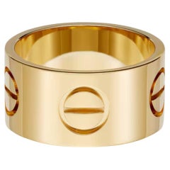 CARTIER Love Large 18k Yellow Gold Ring