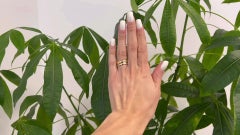 Cartier Love Me 18 Karat White and Yellow Gold Band Set