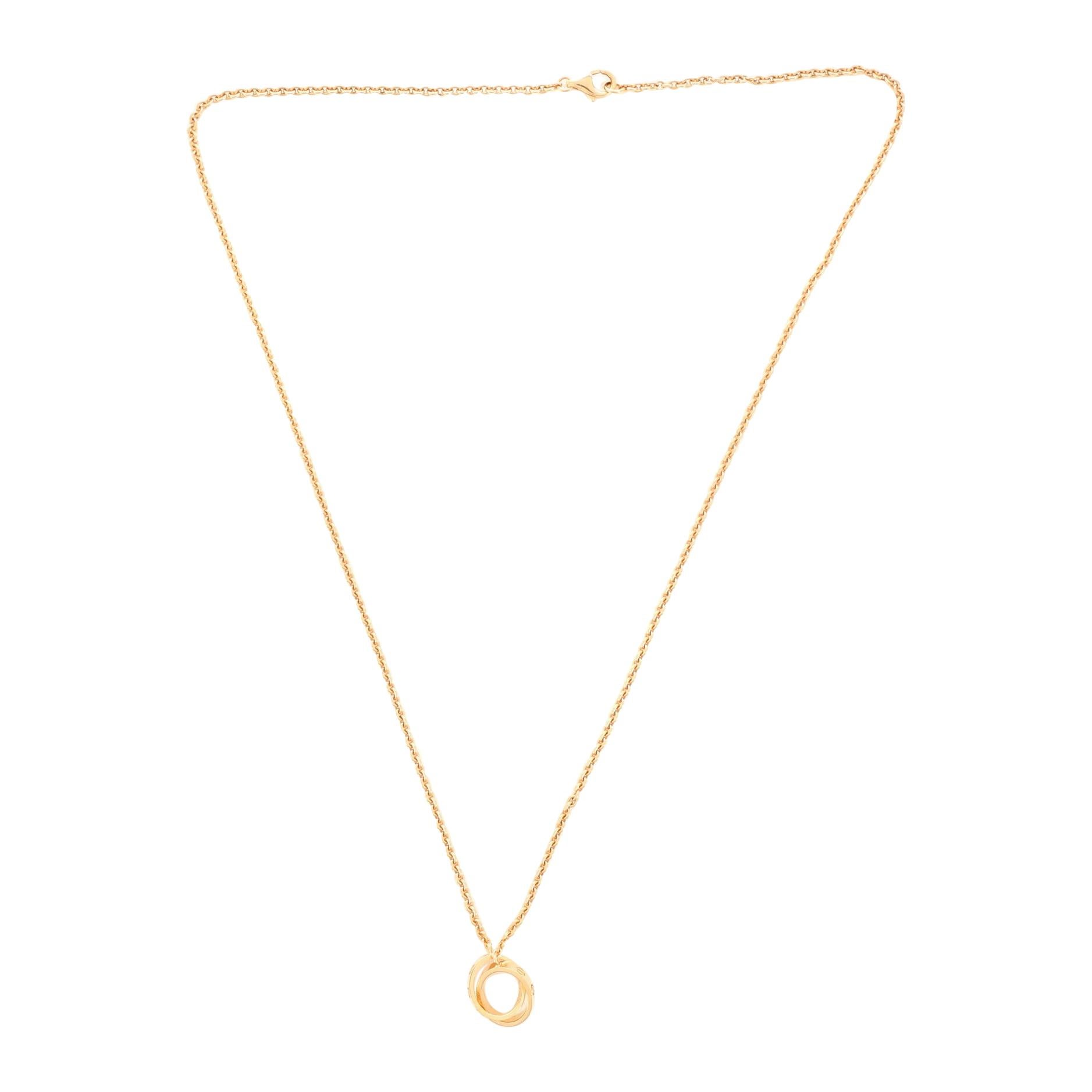 Cartier Love Necklace 18 Karat Rose Gold