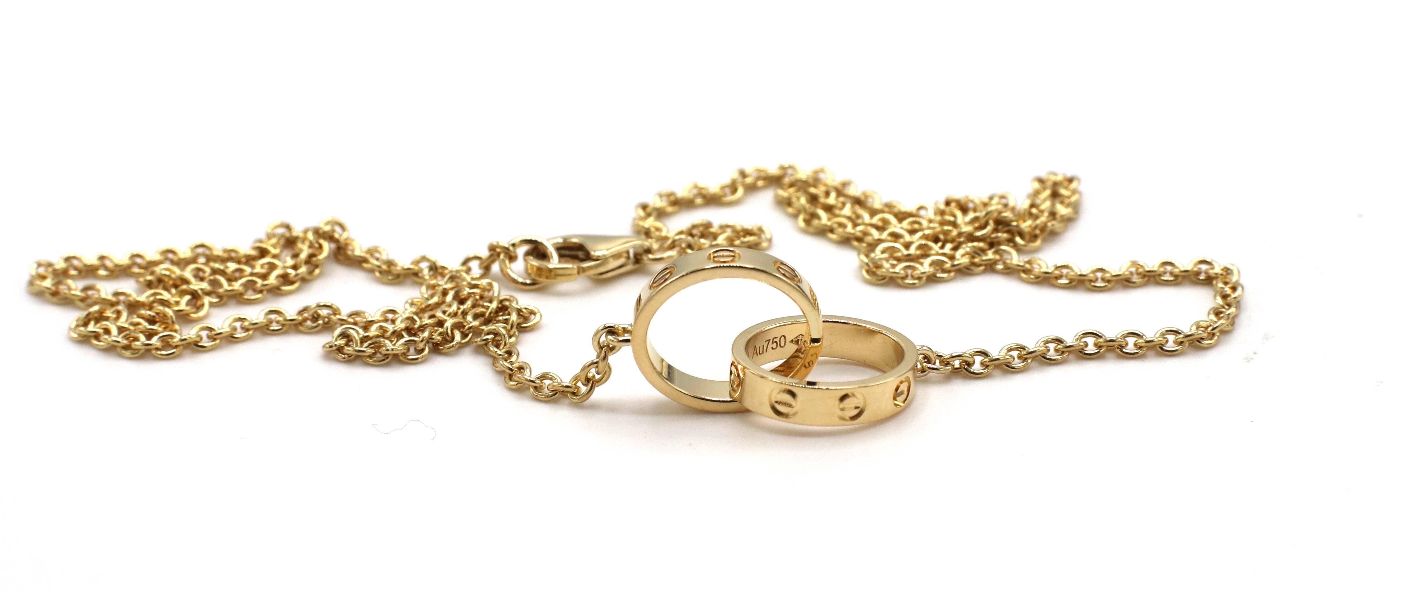 cartier necklace love
