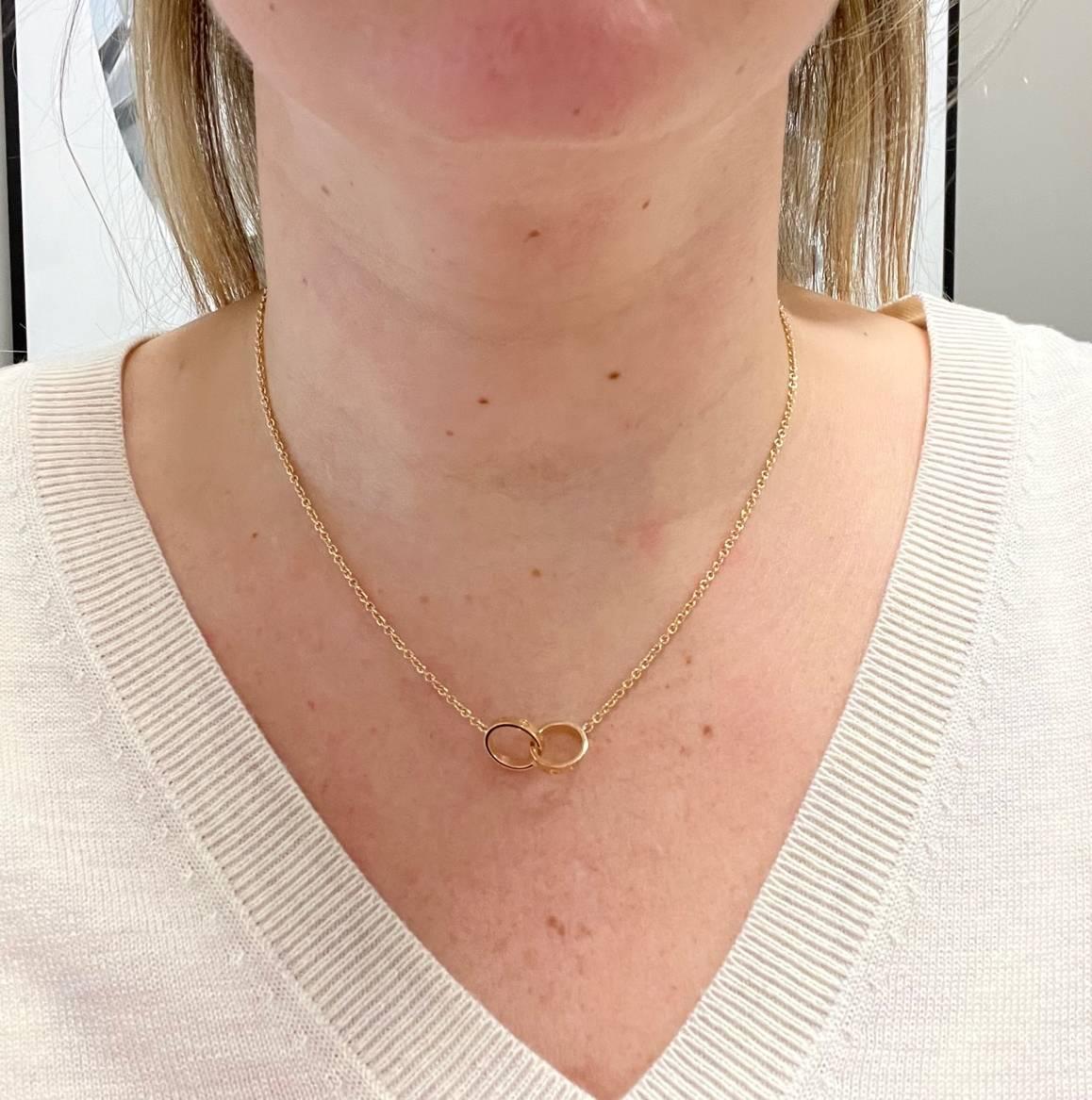 Cartier Love Necklace 18 Karat Yellow Gold In Excellent Condition In  Baltimore, MD