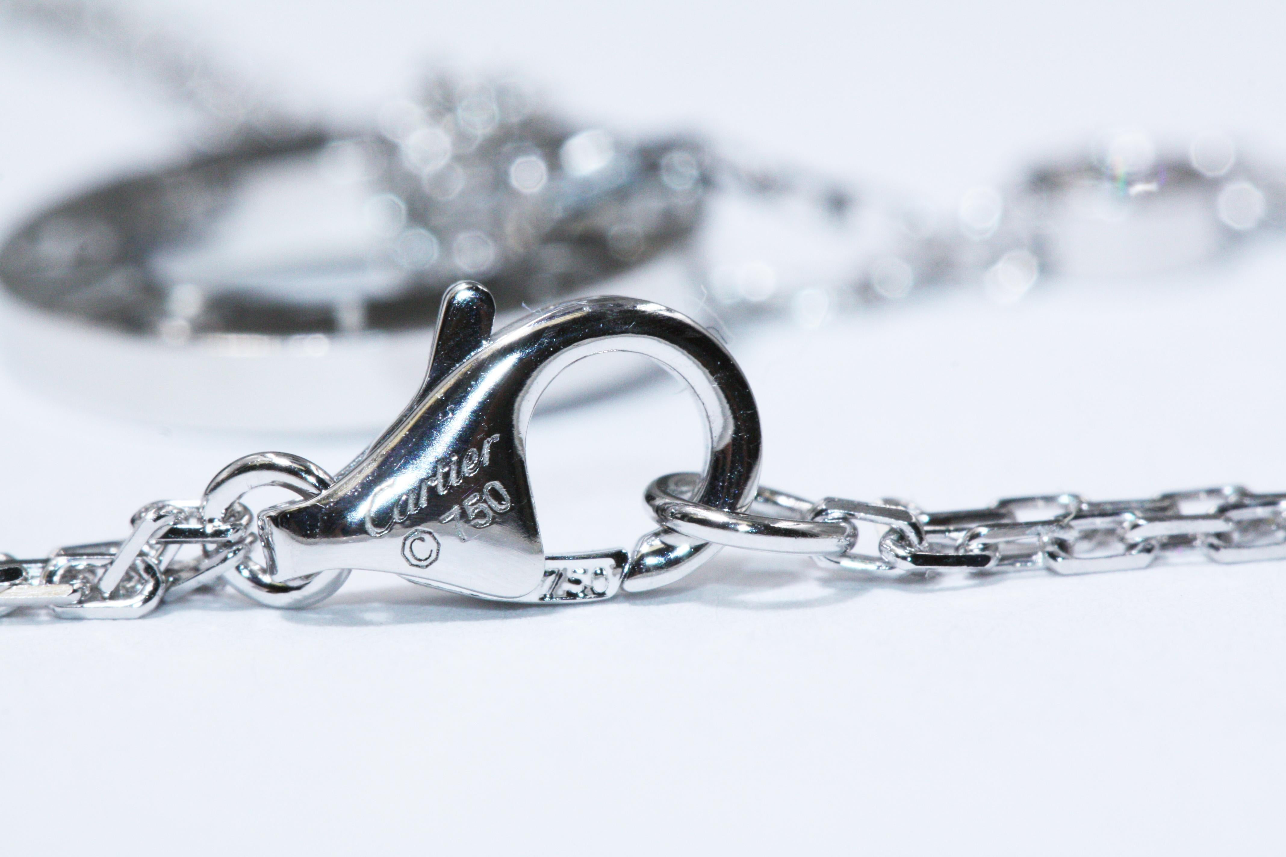 cartier love necklace 2 diamonds