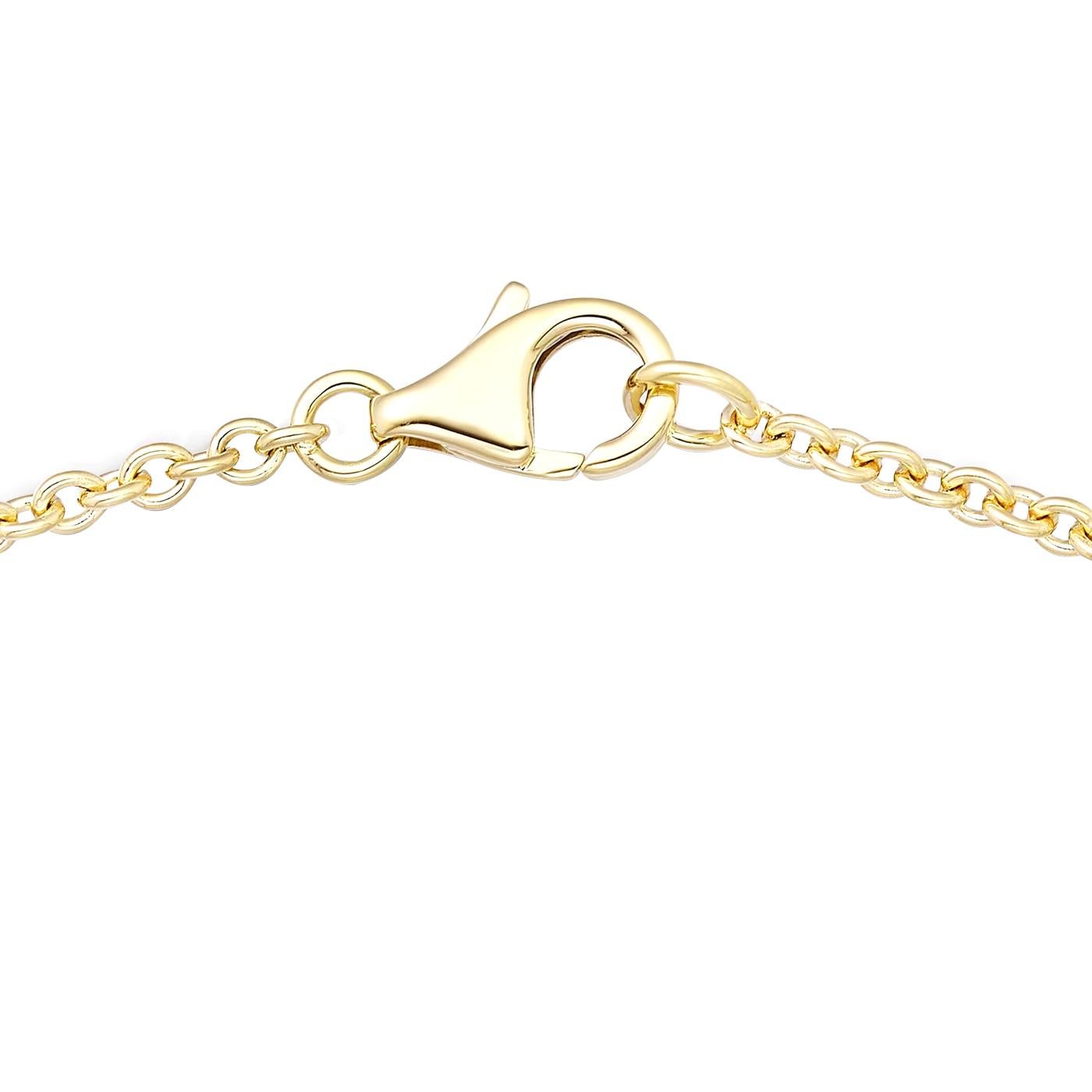 Modernist Cartier Love Necklace 18K Yellow Gold 17.3 Inches Long For Sale