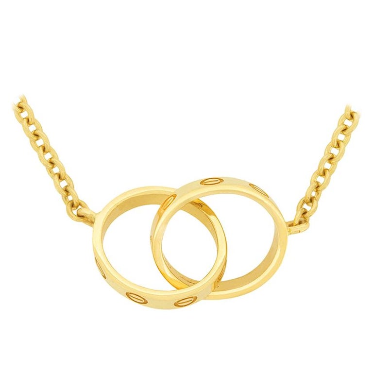 Cartier Love Necklace In 18 Carat Yellow Gold At 1stdibs