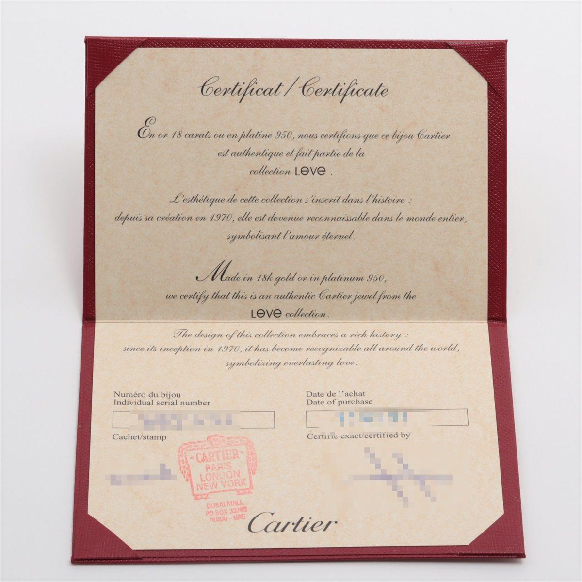  Cartier Love Open Bangle Bracalet - 750YG - AOQ053 - Size 16 - 22.0g  4