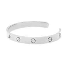 Cartier Bracelet jonc ouvert « Love » en or blanc 18 carats