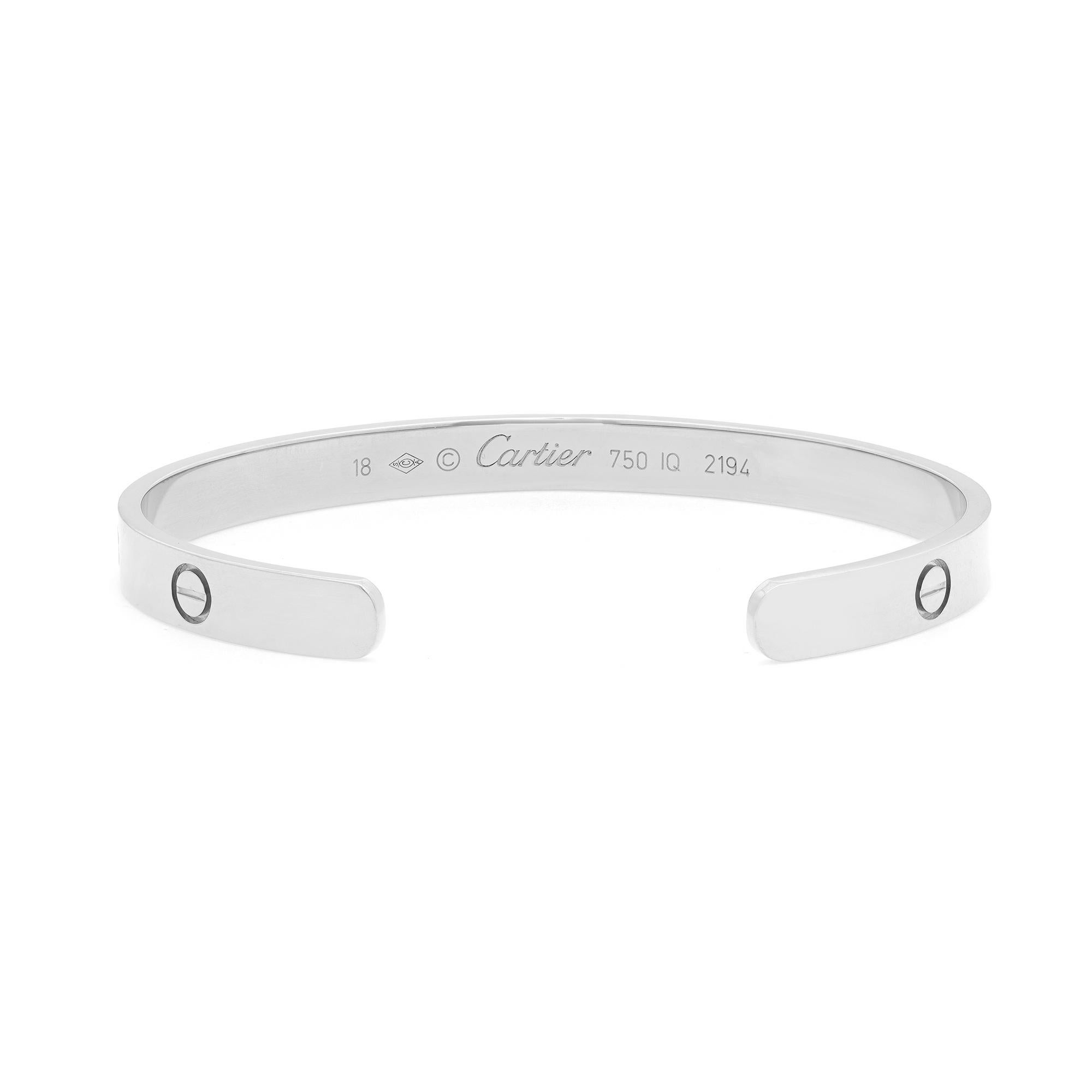 cartier open bracelet