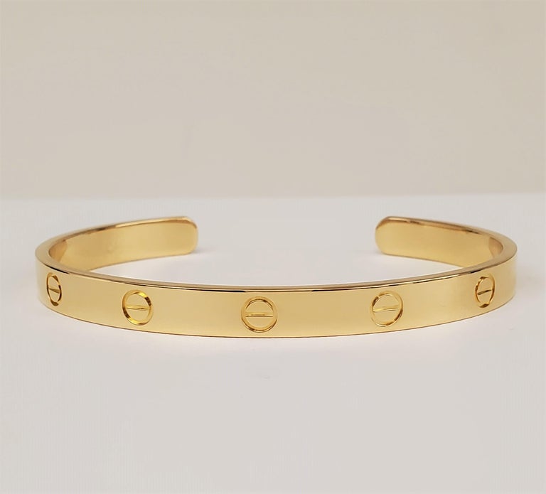 Cartier Love Open Cuff Bracelet at 1stDibs cartier cuff bracelet