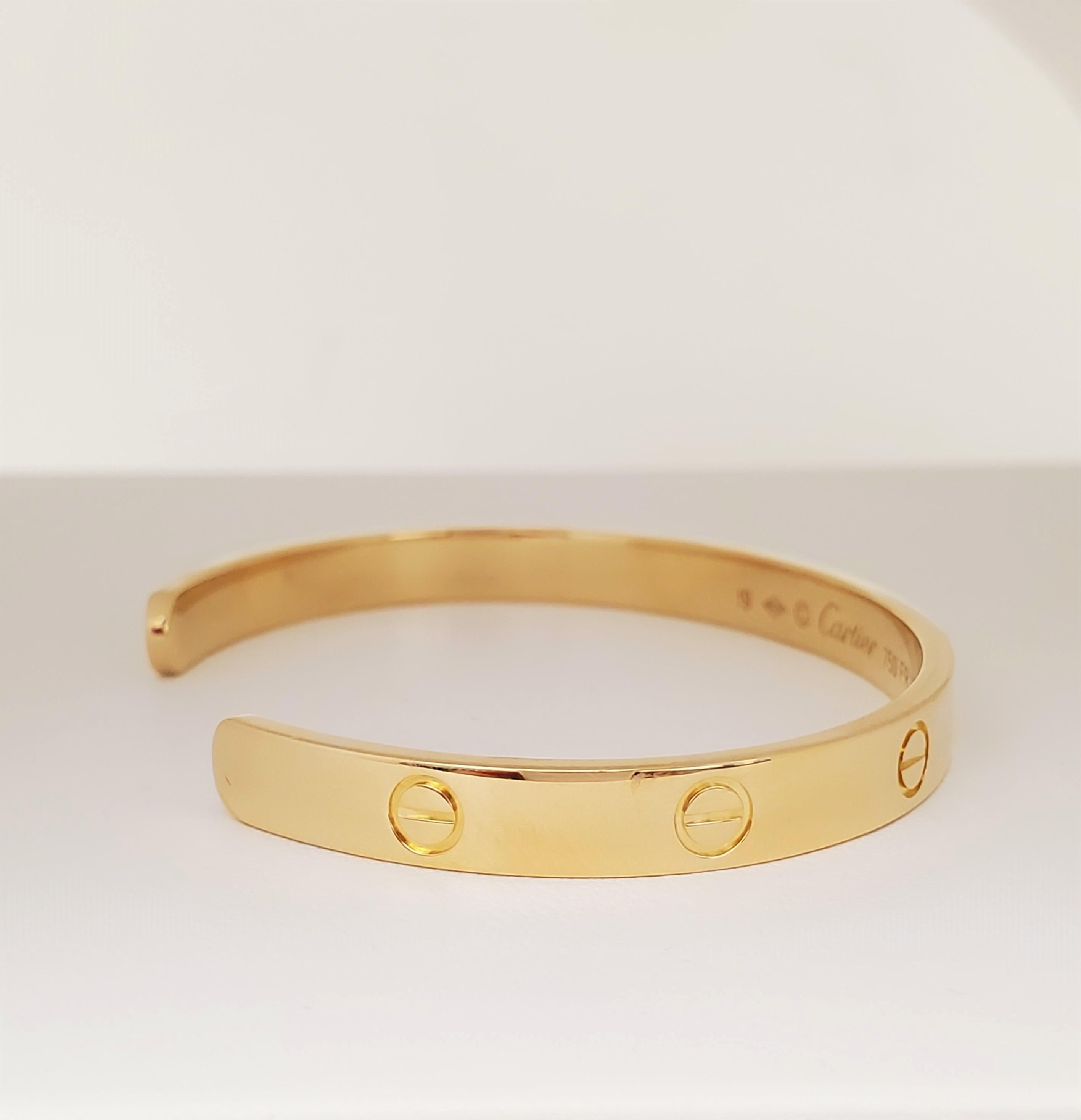 cartier cuff bracelet