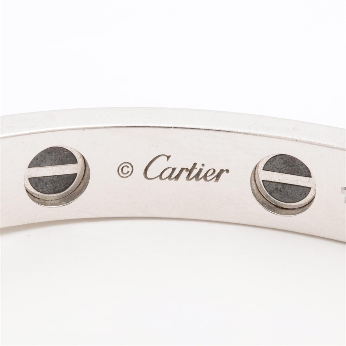 Modern Cartier Love Pavé Diamond Bracelet