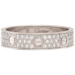 Cartier Love Pavé Diamond Ring